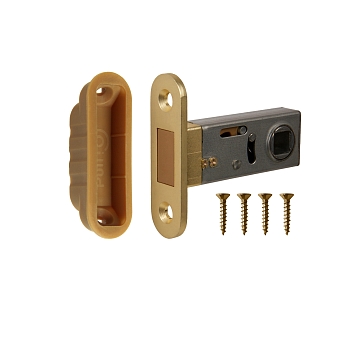 Изображение товара Защелка врезная магнитная ML50-8 SSG-39 сатин золото PUNTO в Миди Лтд