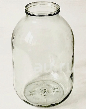 Изображение товара Банка стеклянная 3л под закаточный ключ (6шт/уп, 432шт/пал) в Миди Лтд