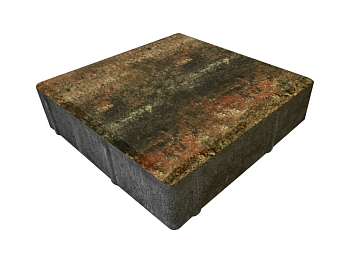 Изображение товара Плитка тротуарная «Квадрат» марс 200*200 50мм (1 ряд- 1,2м2, пал- 13 рядов/15,6м2) в Миди Лтд