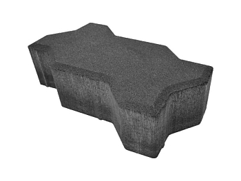 Изображение товара Плитка тротуарная «Волна» серая 60мм (1 ряд- 1м2, пал- 13 рядов/13м2) в Миди Лтд