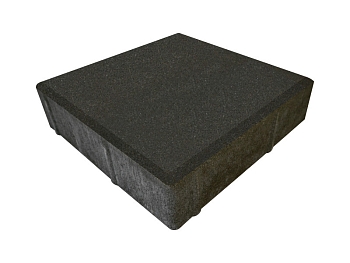 Изображение товара Плитка тротуарная «Квадрат» черная 200*200 50мм (1 ряд- 1,2м2, пал- 13 рядов/15,6м2) в Миди Лтд