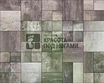 Изображение товара Плитка тротуарная «Милан» кофейная 50мм (1 ряд- 1,05м2, пал- 15 рядов/15,75м2) в Миди Лтд