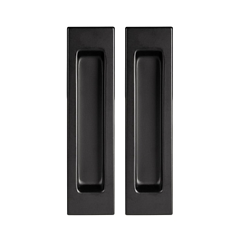 Изображение товара Ручки для раздвижных дверей SOFT Line SLQ-010 BL черный в Миди Лтд