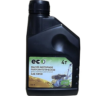 Изображение товара Масло моторное ECO API SAE 5W-30 для 4-x тактных двигателей 0,6л полусинтетическое (18шт/кор) в Миди Лтд