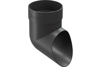 Изображение товара Наконечник DOCKE Standart  серый 7024 диаметр 80мм в Миди Лтд