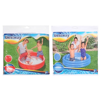 Изображение товара Бассейн надувной BESTWAY ПВХ 122*25см 140л, голубой 51025 в Миди Лтд