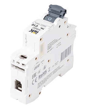 Изображение товара Автоматический выключатель 1P 10А 6кА х-ка С M06N ARMAT ИЭК в Миди Лтд