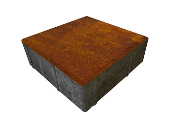 Изображение товара Плитка тротуарная «Квадрат» листопад 200*200 60мм (1 ряд- 1,2м2, пал- 12 рядов/14,4м2) в Миди Лтд