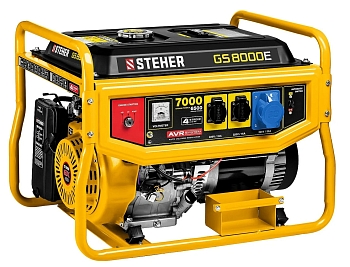 Изображение товара Генератор бензиновый STEHER 7000ВТ c электростартером Х в Миди Лтд