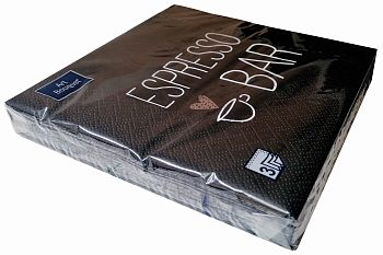 Изображение товара Салфетки бум DESNA BOUQUET 33*33 3сл Espresso bar (20л) в Миди Лтд