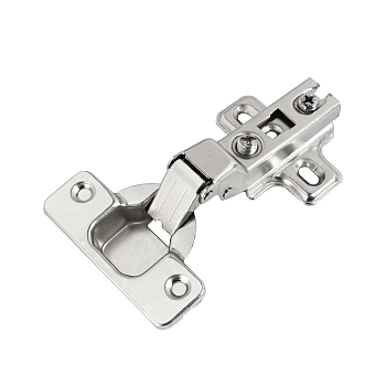 Изображение товара Петля полунакладная мебельная StahlBuro 362 В Slide-On, хром (2шт)   в Миди Лтд