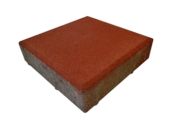 Изображение товара Плитка тротуарная «Квадрат» красная 200*200 50мм (1 ряд- 1,2м2, пал- 13 рядов/15,6м2) в Миди Лтд