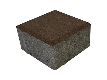 Изображение товара Плитка тротуарная «Квадрат» гавана 100*100 50мм (1 ряд- 0,99м2, пал- 15 рядов/14,85м2) в Миди Лтд