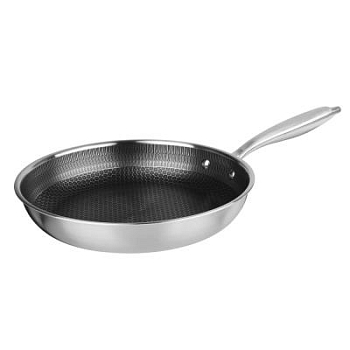 Изображение товара Сковорода из нерж.стали 3-х слойная SATOSHI Савона 28см антиприг покрытие, индукция в Миди Лтд