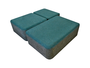 Изображение товара Плитка тротуарная «Старый город» голубая 50мм (1 ряд- 1,09м2, пал- 15 рядов/16,3м2) в Миди Лтд