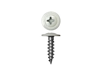 Изображение товара Саморез п/ш белый 4,2*16 RAL 9003 острая (100шт/уп) в Миди Лтд