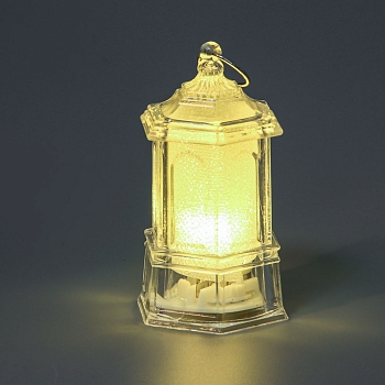 Изображение товара Светильник в виде фонаря СНОУ БУМ 4,5х7,5см, свечение постоянное 3хAG10 в Миди Лтд
