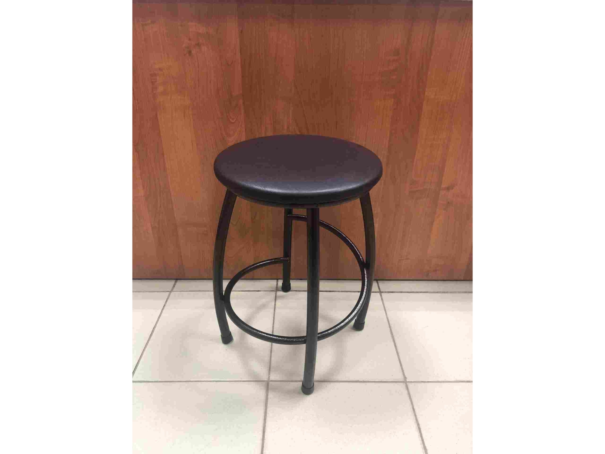 Табурет Тюльпан Медь 32*32*45см Кожзам коричневый - фото в Миди Лтд Изображение товара Табурет Тюльпан Медь 32*32*45см Кожзам коричневый в Миди Лтд