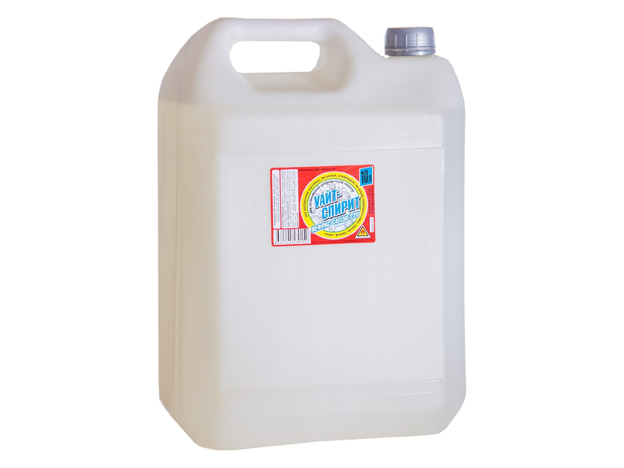 Изображение товара Уайт-спирит 10л ИНТЕРСИНТЕЗ (66шт/пал) в Миди Лтд