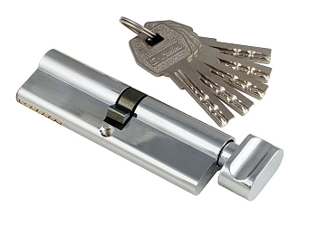Изображение товара Цилиндр. механизм с вертушкой. S-Locked 402-B-70- CP хром 5ключей в Миди Лтд