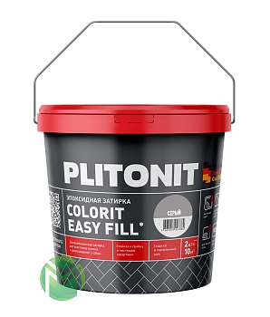 Изображение товара Затирка PLITONIT Colorit Easy Fill трёхкомпонентная эпоксидная серый 2кг (96шт/пал) в Миди Лтд