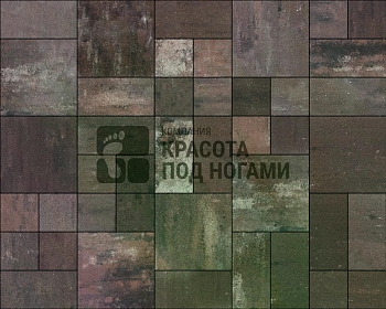 Изображение товара Плитка тротуарная «Милан» монблан 50мм (1 ряд- 1,05м2, пал- 15 рядов/15,75м2) в Миди Лтд