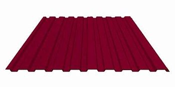 Изображение товара Профнастил МП20 0.35x1150x2000 (Ral3005 вишня) (100шт/пал) в Миди Лтд