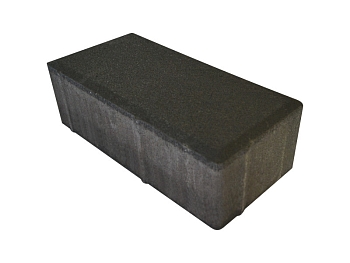 Изображение товара Плитка тротуарная «Кирпичик» черная 60мм (1 ряд- 1,08м2, пал- 13 рядов/14,04м2) в Миди Лтд