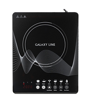 Изображение товара Плита индукционная GALAXY LINE GL 3063 Черная 2000Вт 6 программ в Миди Лтд