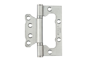 Изображение товара Петля универсальная без врезки Сатин 100*73*2 SN в Миди Лтд