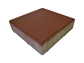 Изображение товара Плитка тротуарная «Квадрат» бордо 200*200 50мм (1 ряд- 1,2м2, пал- 13 рядов/15,6м2) в Миди Лтд