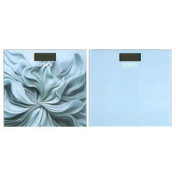 Изображение товара Весы напольные электронные "Blue"  ЖК-дисплей  макс.нагрузка 180кг (10шт/кор) в Миди Лтд