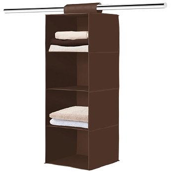 Изображение товара Кофр для хранения подвесной Haushalt 300х300х840 brown в Миди Лтд