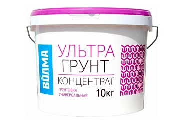 Изображение товара Грунт универсальный концентрат Волма-Ультрагрунт Плюс 10кг (50шт/пал) в Миди Лтд