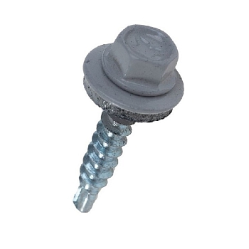 Изображение товара Саморез кровельный мет-дер, серый графит 4,8*29 RAL 7024 (3500шт/уп) в Миди Лтд