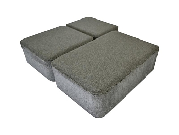 Изображение товара Плитка тротуарная «Старый город» серая 50мм (1 ряд- 1,09м2, пал- 15 рядов/16,3м2) в Миди Лтд