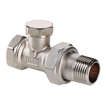 Изображение товара Клапан настроечный 1/2" для радиатора прямой VALTEC  в Миди Лтд