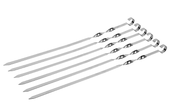 Изображение товара Набор шампуров Hot Pot плоские 45см 6 шт в упаковке в Миди Лтд