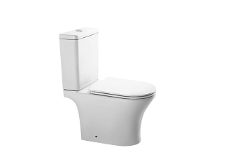 Изображение товара Унитаз-комплект безободковый c круг.смывом ,сид ДП,арматура,крепление гориз.выпуск EG3 в Миди Лтд