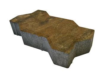 Изображение товара Плитка тротуарная «Волна» монблан 50мм (1 ряд- 1м2, пал- 15 рядов/15м2) в Миди Лтд