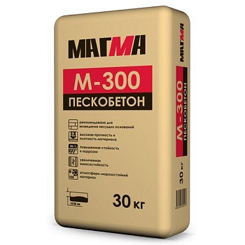 Изображение товара Смесь Пескобетон МАГМА  М-300 30кг  (49шт/пал) в Миди Лтд