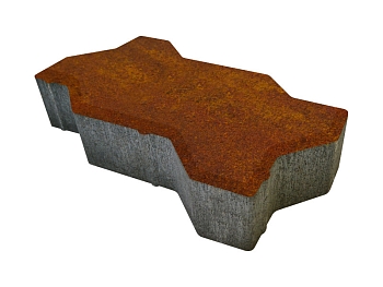 Изображение товара Плитка тротуарная «Волна» листопад 50мм (1 ряд- 1м2, пал- 15 рядов/15м2) в Миди Лтд