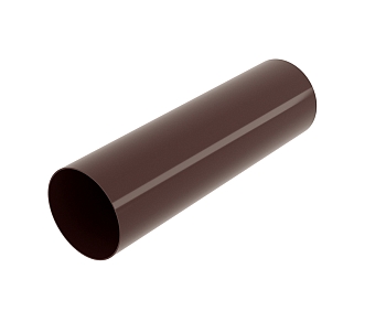 Изображение товара Труба водосточная GRAND LINE Классика диаметр 87мм дл.3000мм шоколад RAL 8017 в Миди Лтд