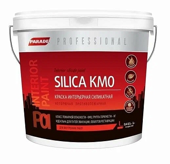 Изображение товара Краска силикатная PARADE Professional SILKA KMO P01 RAL9003 Белый 10л (44шт/пал) в Миди Лтд