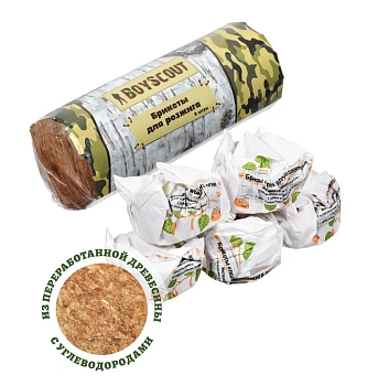 Изображение товара Брикеты для розжига BOYSCOUT 5 брикетов (36шт/кор) в Миди Лтд