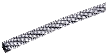 Изображение товара Трос для растяжки цинк М12 DIN3055 (50м/уп) в Миди Лтд