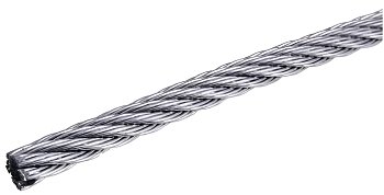 Изображение товара Трос для растяжки цинк М10 DIN3055 (50м/уп) в Миди Лтд