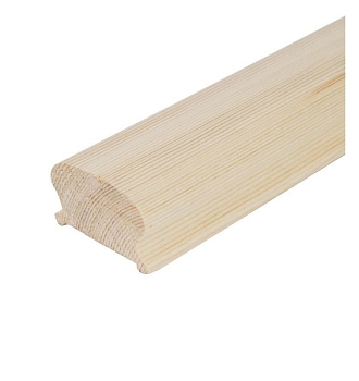 Изображение товара Поручень (перила) сорт А-А 75*45 4м (паз внутр 50) в Миди Лтд