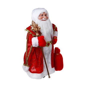 Изображение товара Сувенир-фигура СНОУ БУМ Дед мороз, красный 42см полиэстр в Миди Лтд