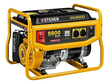 Изображение товара Генератор бензиновый STEHER 5500ВТ Х в Миди Лтд